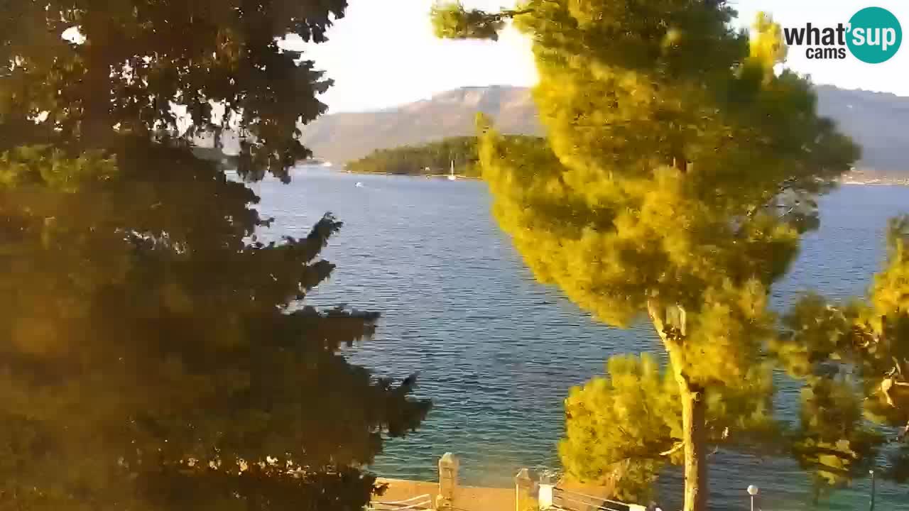 Lumbarda resort Web Kamera Korčula