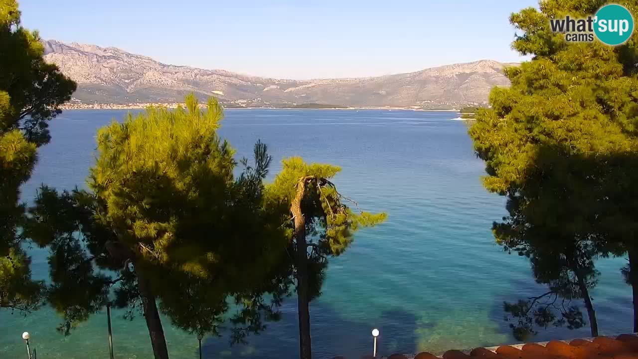 Lumbarda resort Web Kamera Korčula