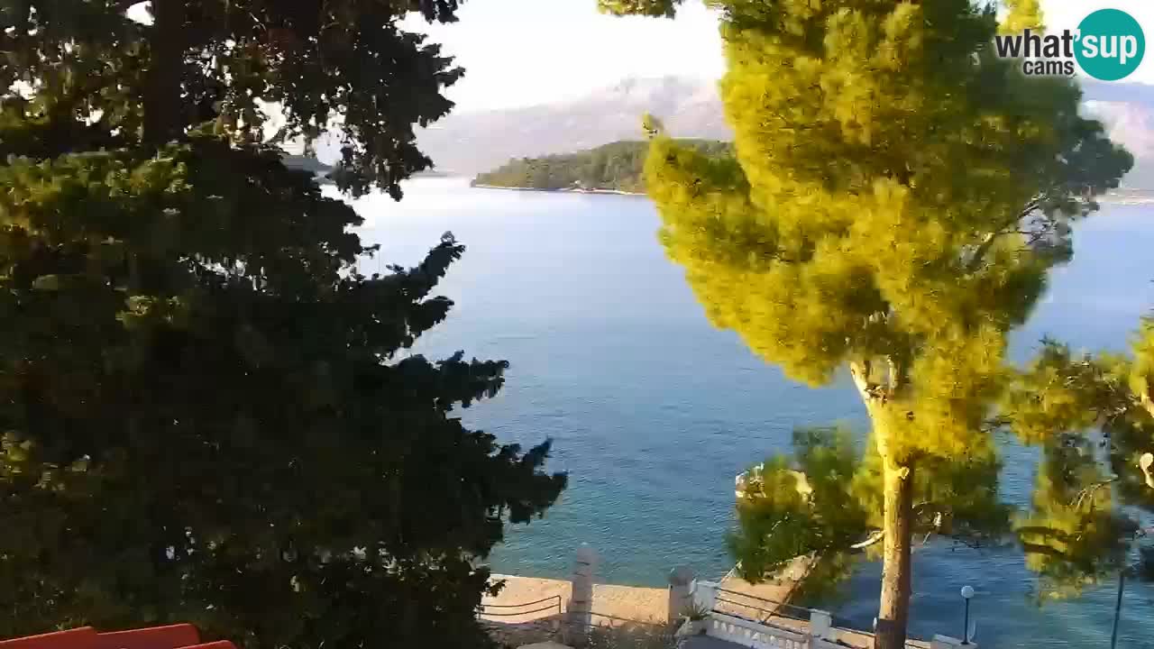 Lumbarda resort Web Kamera Korčula