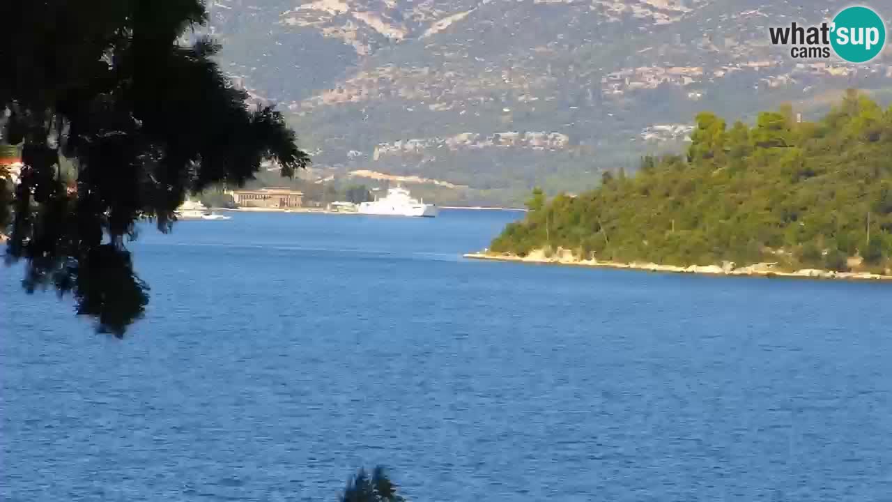 Lumbarda Resort live cam Curzola