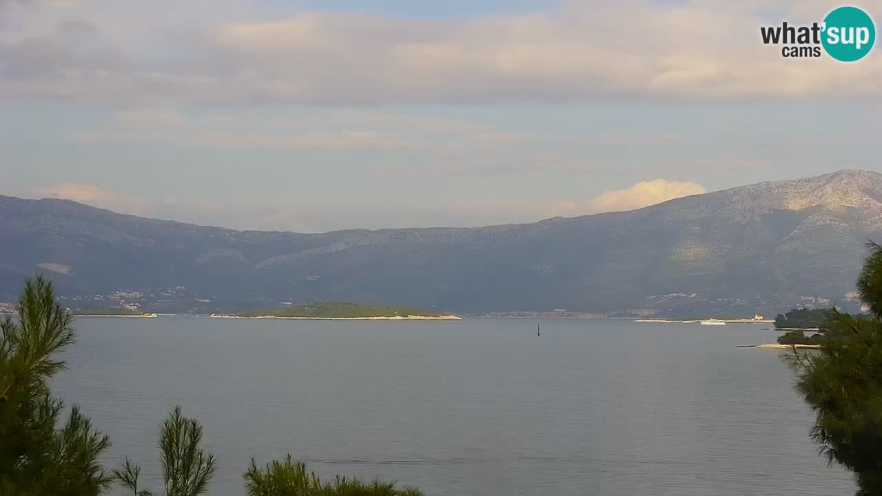 Lumbarda resort Webcam Korčula