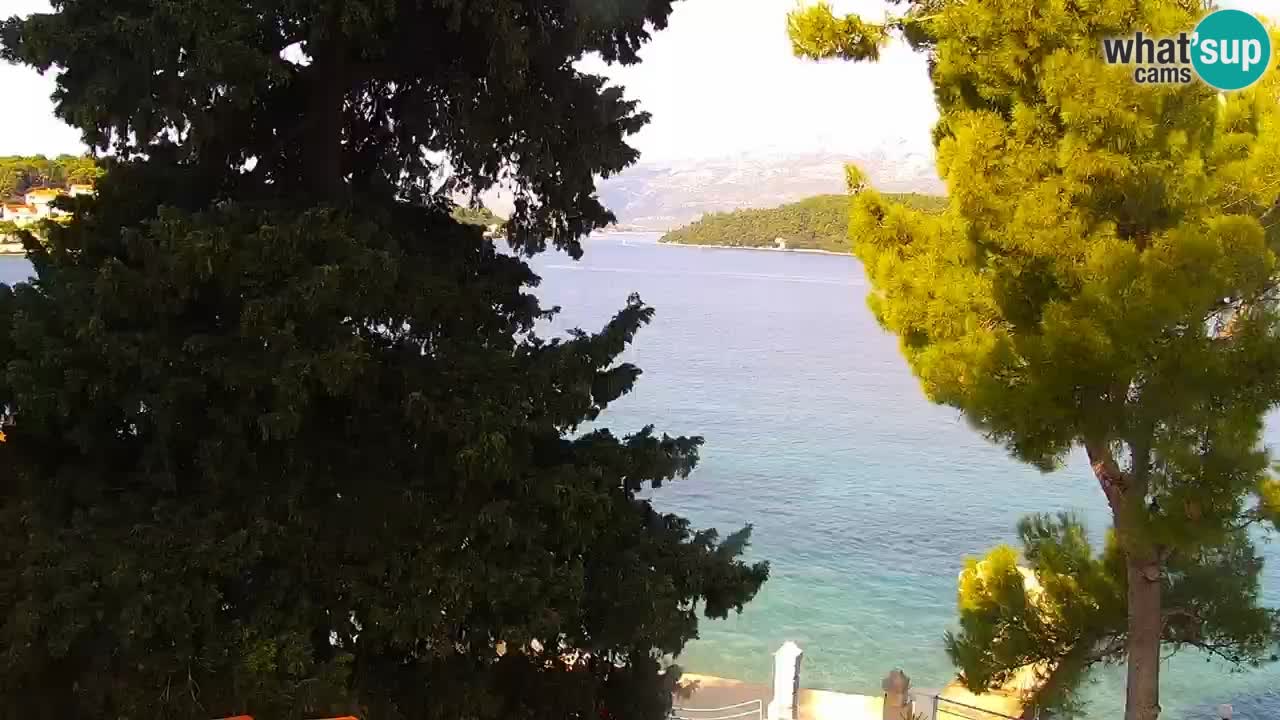 Lumbarda resort Web Kamera Korčula