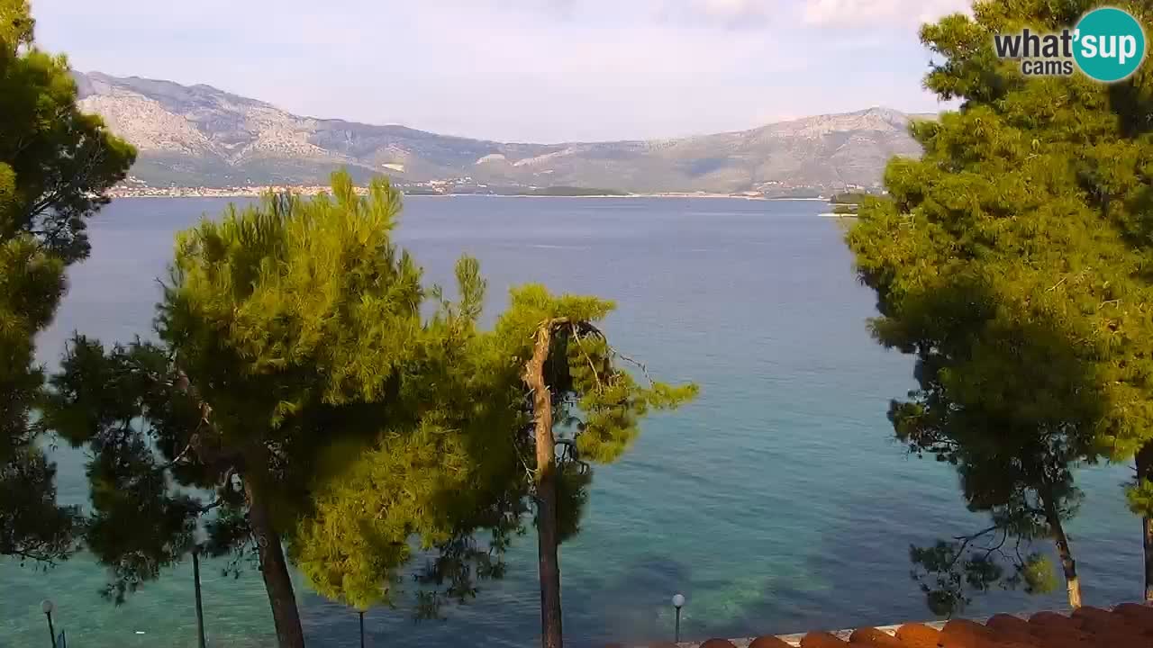 Lumbarda resort Web Kamera Korčula