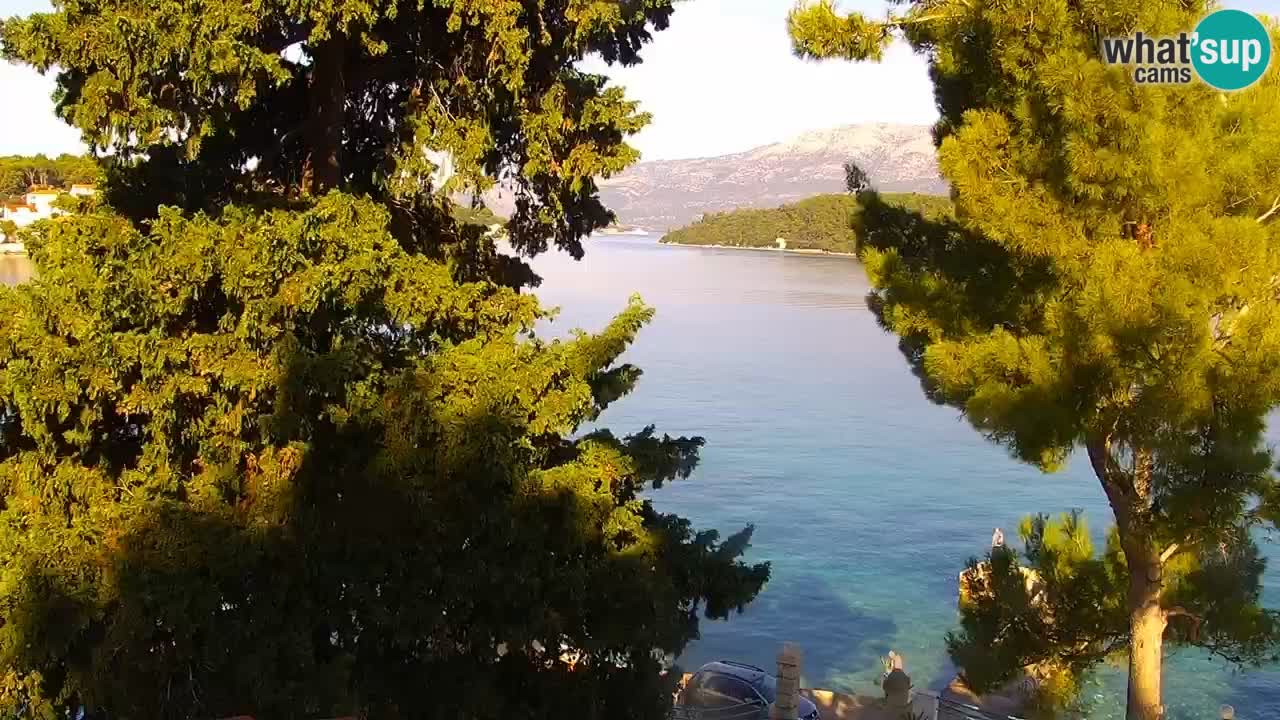 Lumbarda resort Web Kamera Korčula