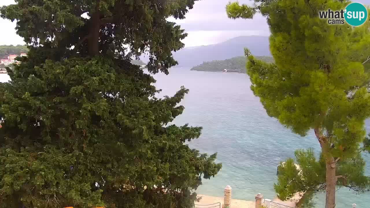 Lumbarda resort Spletna kamera Korčula