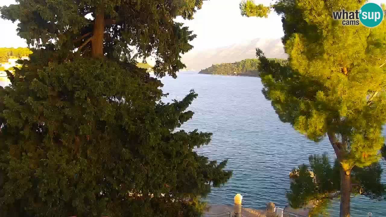 Lumbarda resort Web Kamera Korčula