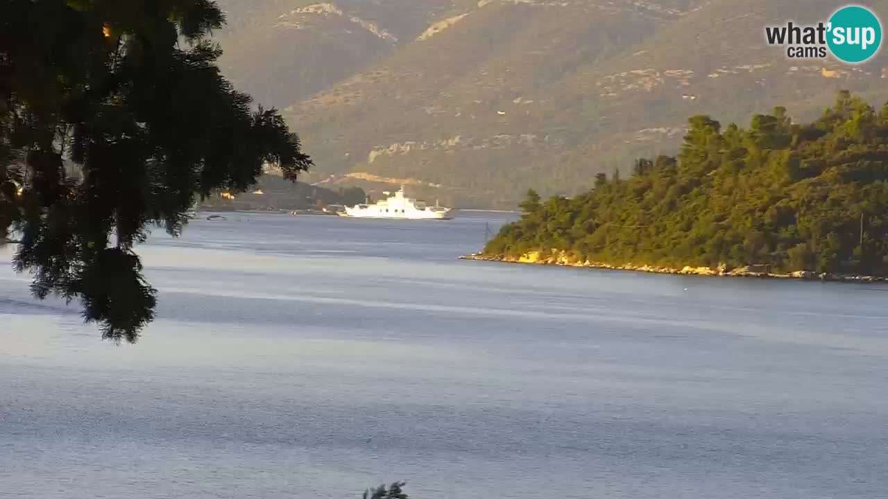 Lumbarda Resort live cam Curzola