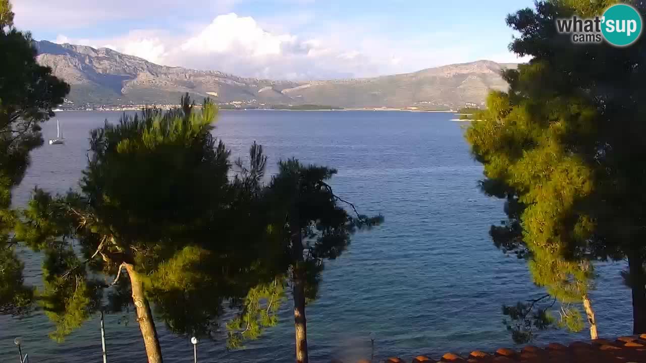 Lumbarda Resort live cam Curzola
