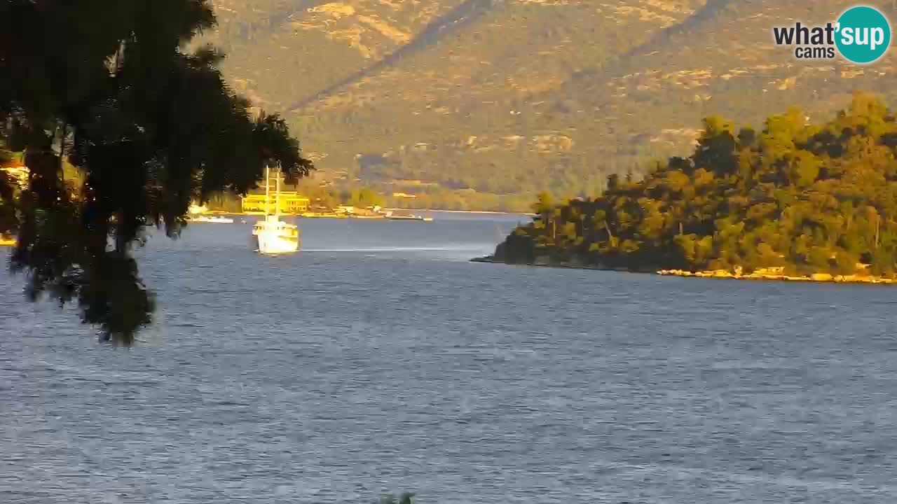 Lumbarda Resort live cam Curzola