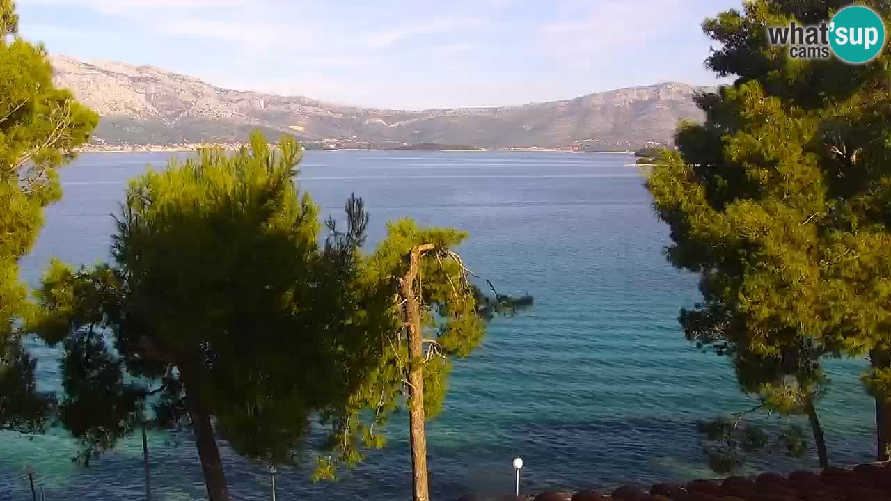 Lumbarda Resort live cam Curzola