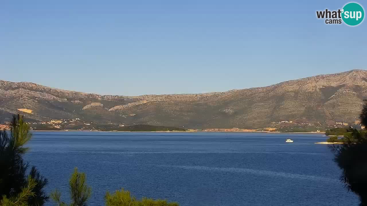 Lumbarda resort Webcam Korčula