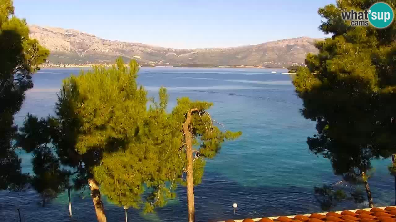 Lumbarda Resort live cam Curzola