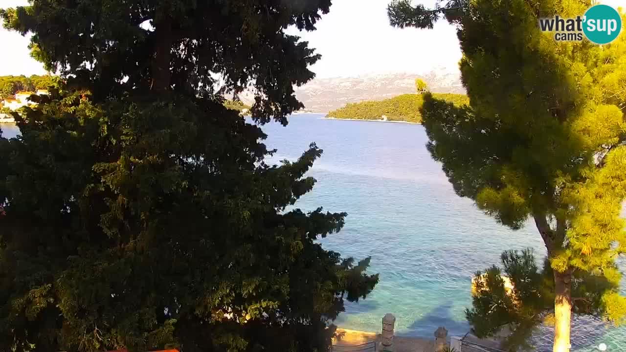 Lumbarda resort Web Kamera Korčula
