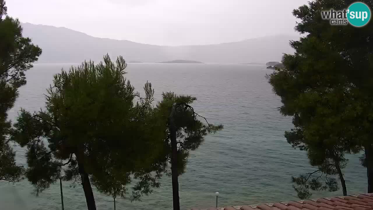 Lumbarda resort Spletna kamera Korčula