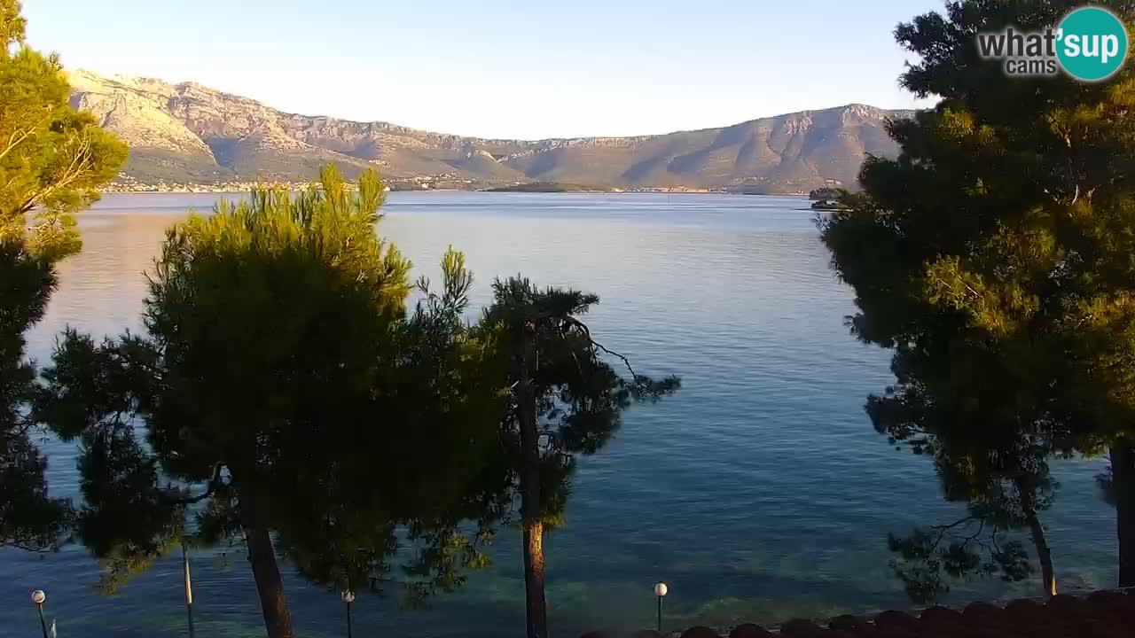 Lumbarda Resort camera en vivo Korčula