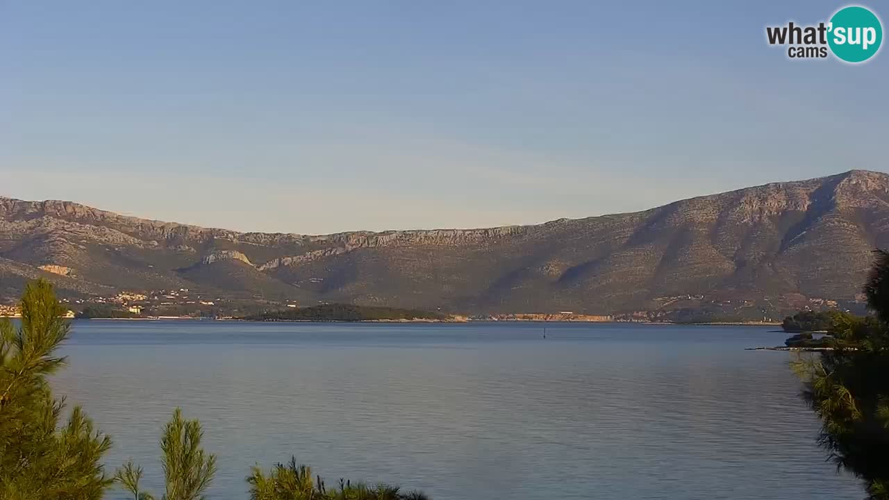 Lumbarda resort Web Kamera Korčula