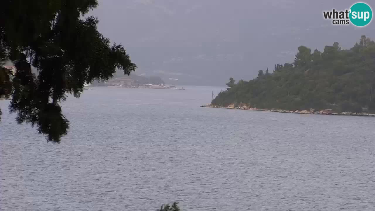 Lumbarda resort Spletna kamera Korčula