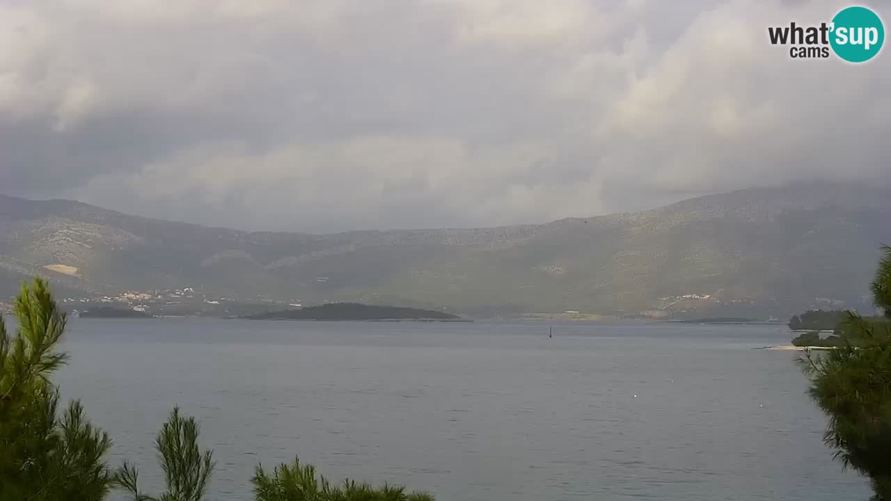 Lumbarda resort Spletna kamera Korčula