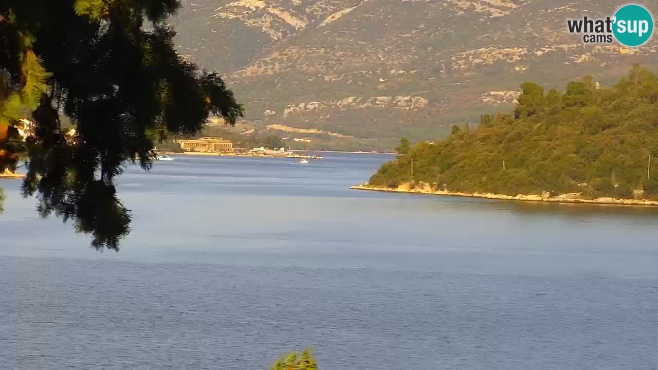 Lumbarda Resort live cam Curzola