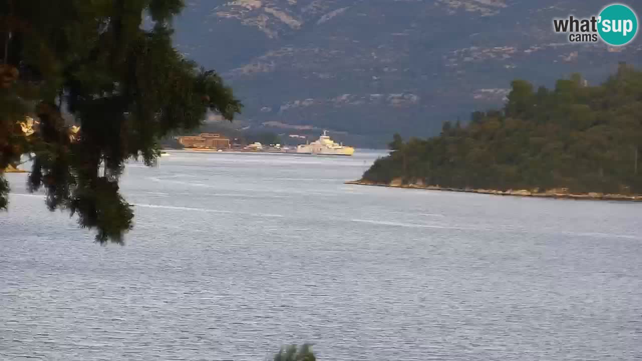 Lumbarda Resort live cam Curzola