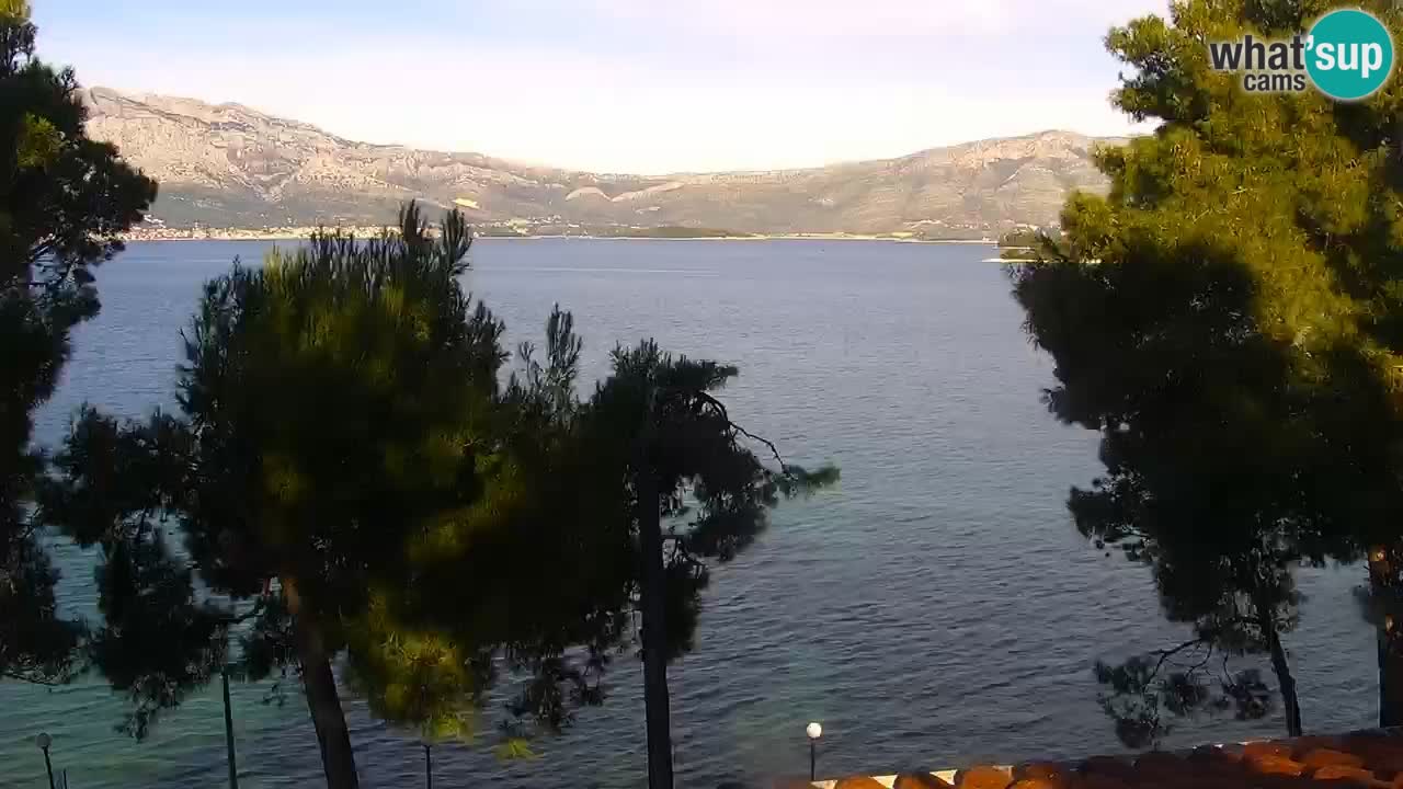 Lumbarda Resort live cam Curzola