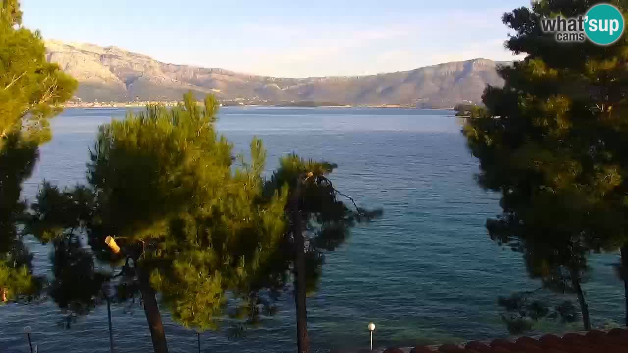 Lumbarda resort – livecam Korčula