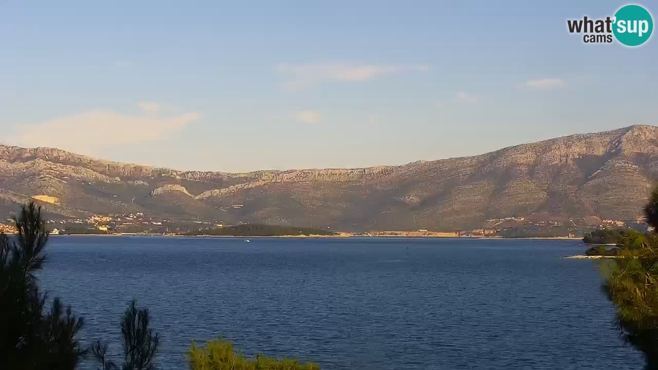 Lumbarda resort Web Kamera Korčula