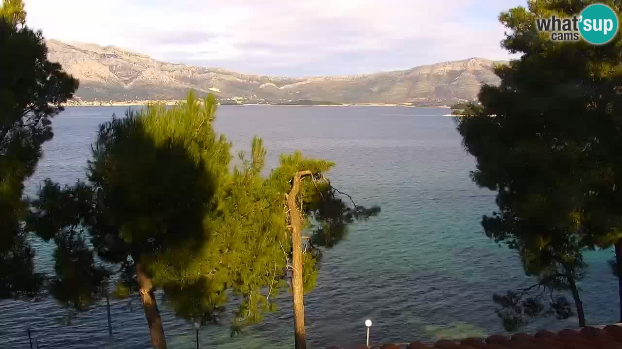 Lumbarda resort Webcam Korčula
