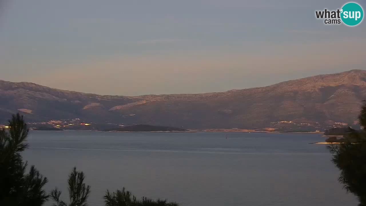 Lumbarda resort Web Kamera Korčula