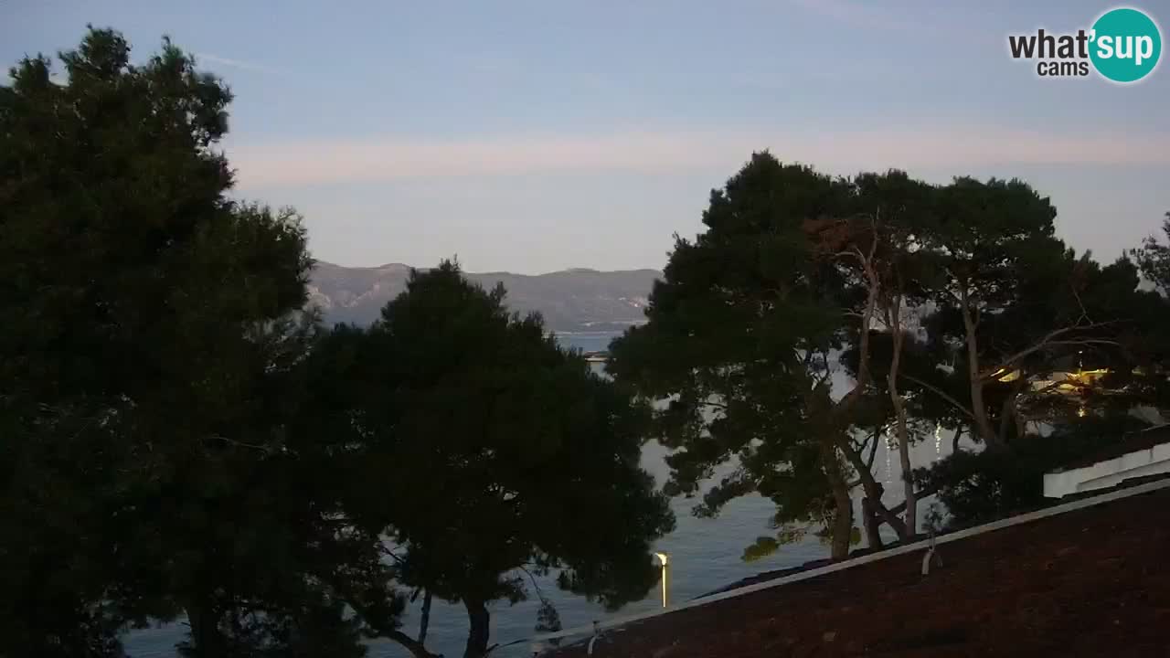 Lumbarda Resort live cam Curzola