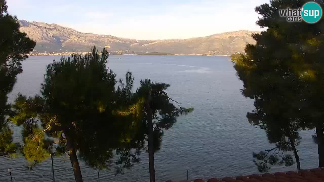 Lumbarda Resort live cam Curzola