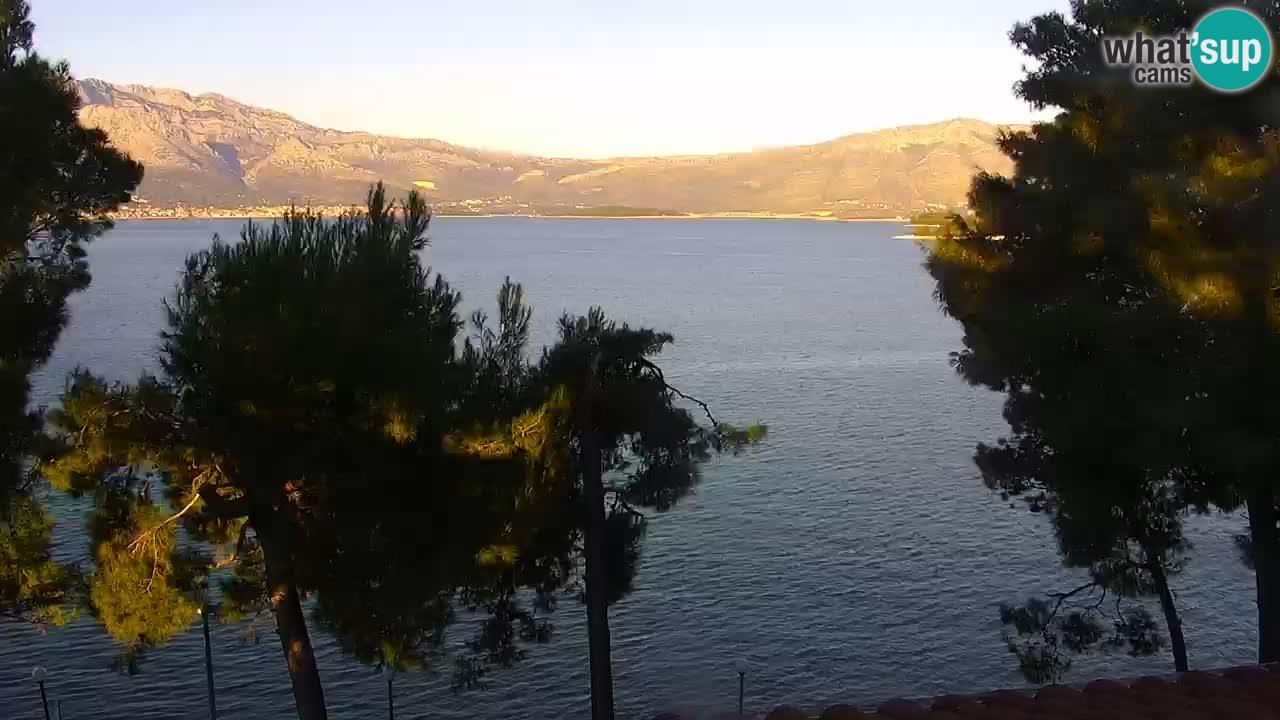 Lumbarda resort – livecam Korčula