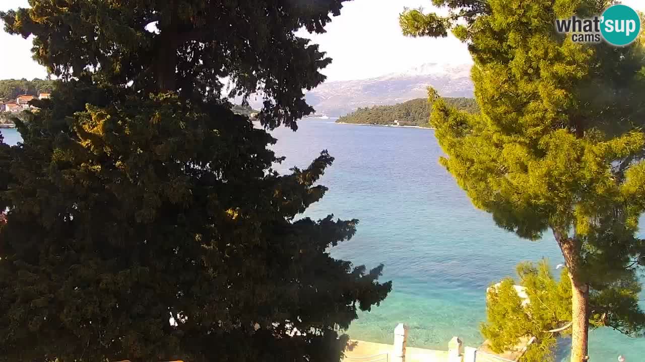 Lumbarda Resort live cam Curzola