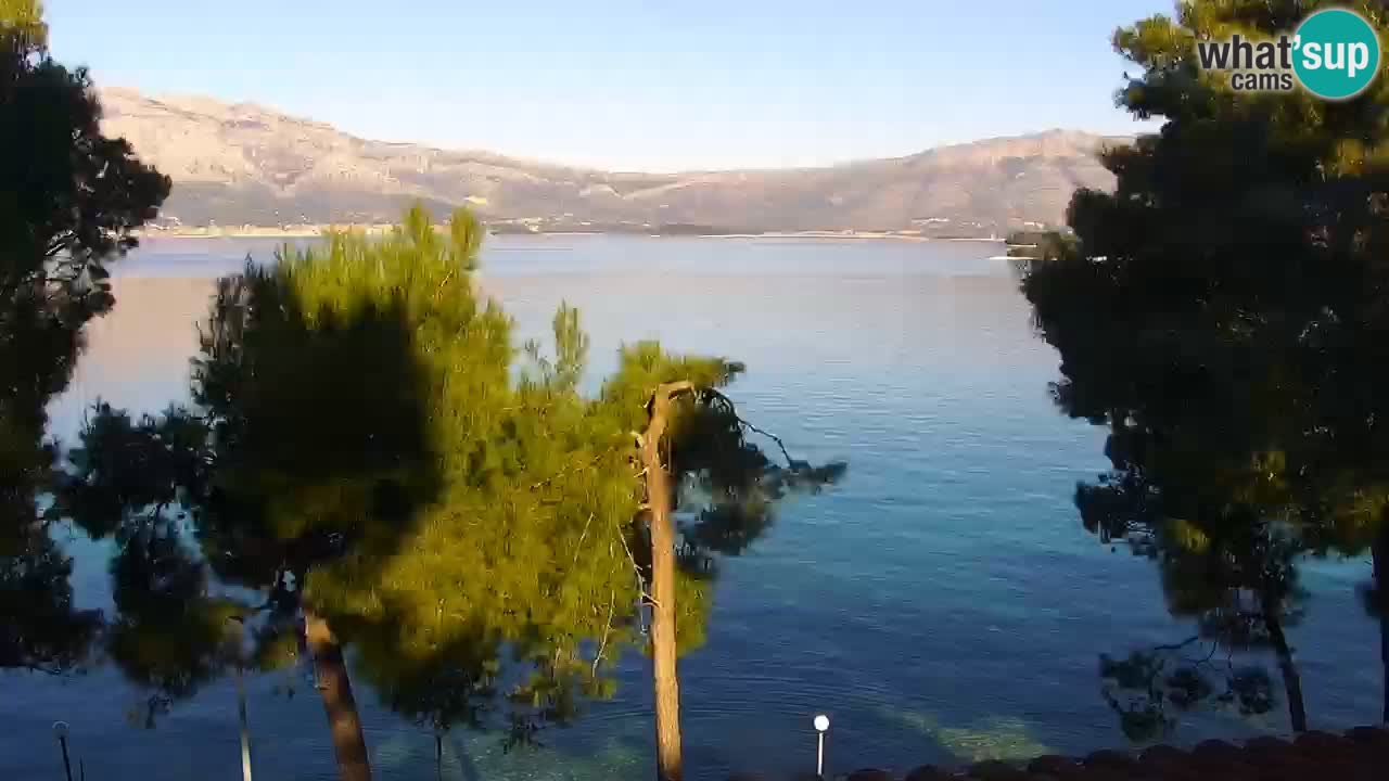 Lumbarda resort Webcam Korčula