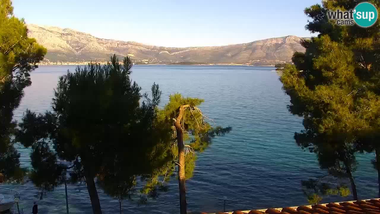Lumbarda resort Webcam Korčula