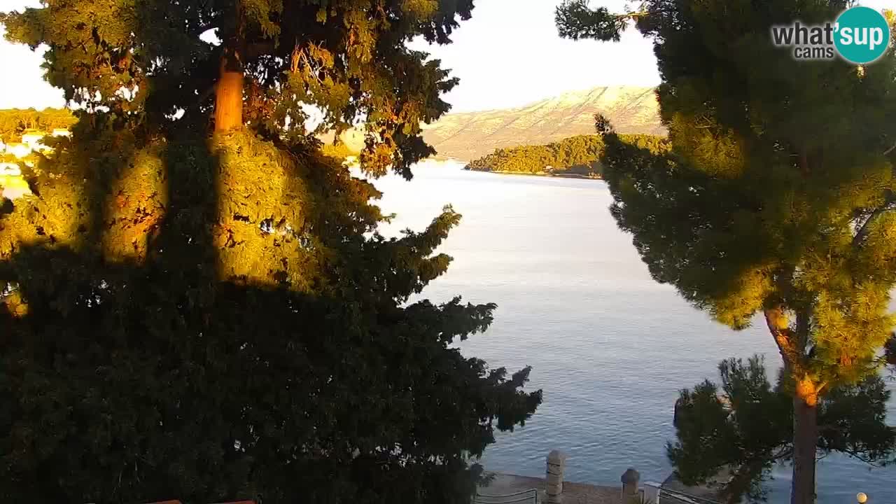 Lumbarda Resort live cam Curzola