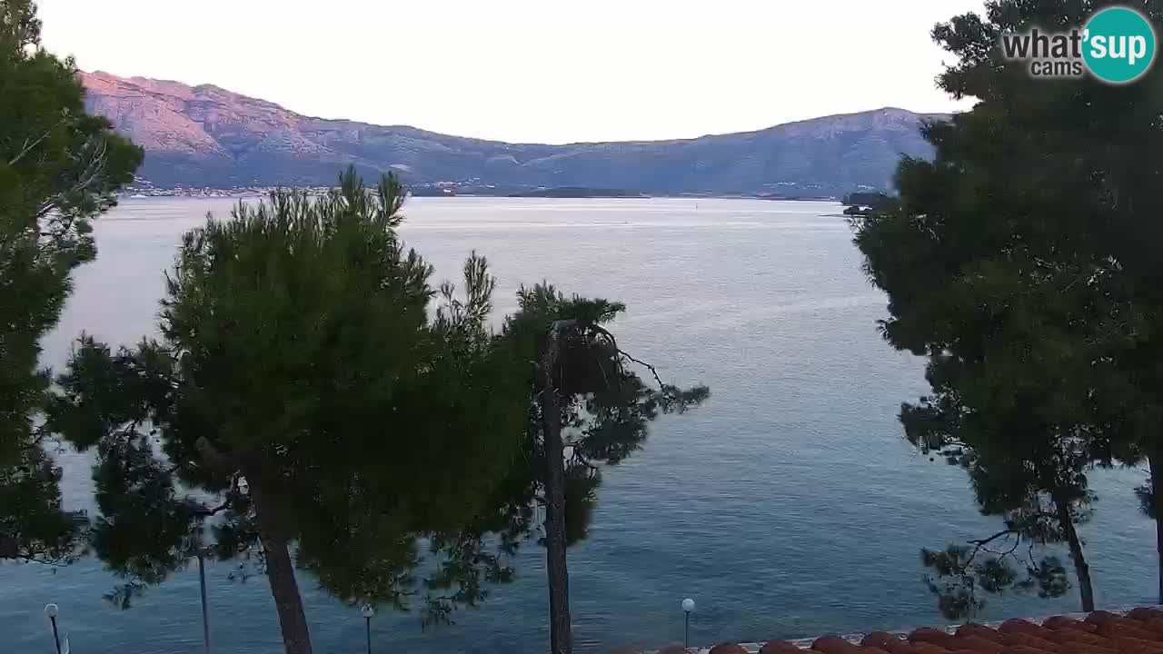 Lumbarda Resort live cam Curzola