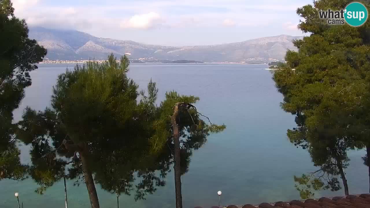 Lumbarda Resort live cam Curzola