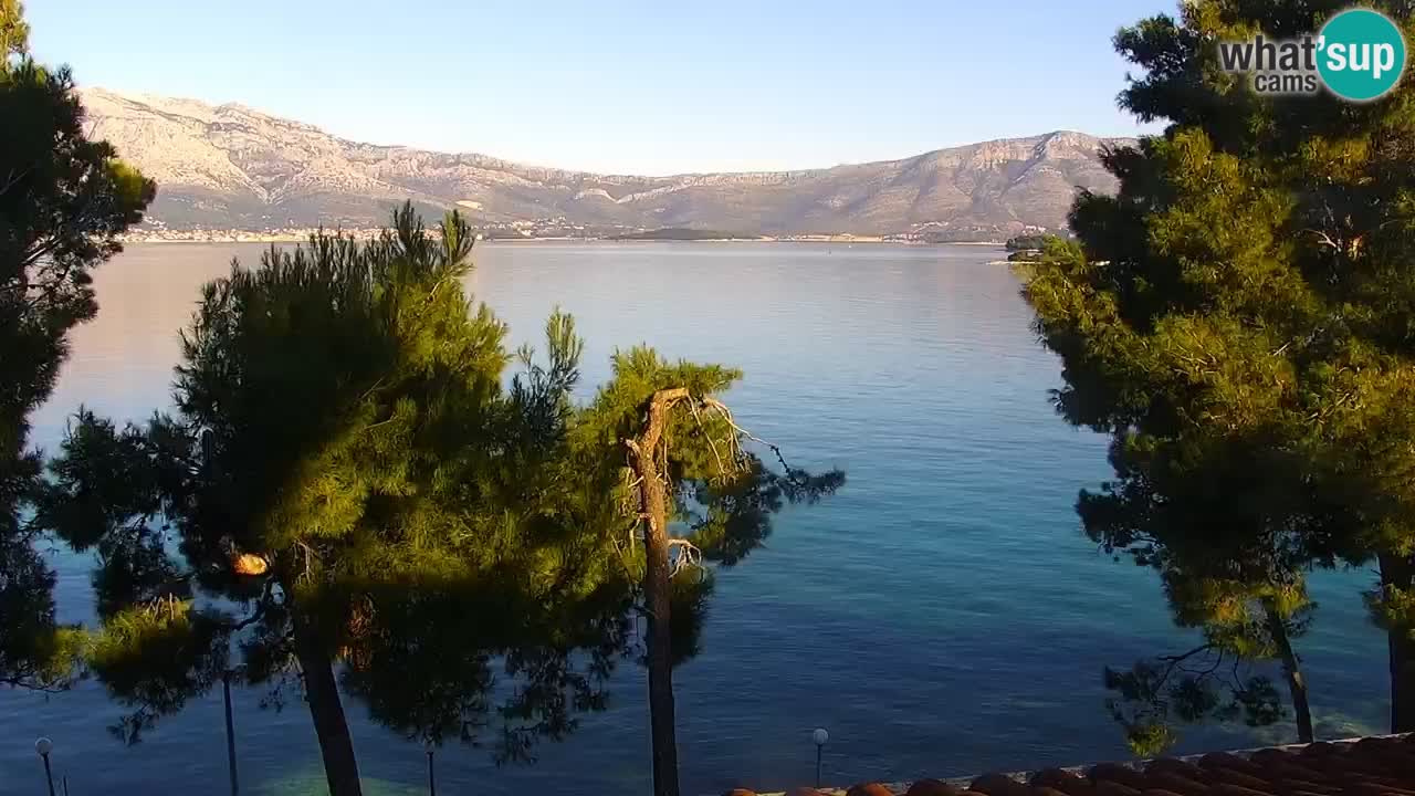 Lumbarda Resort live cam Curzola