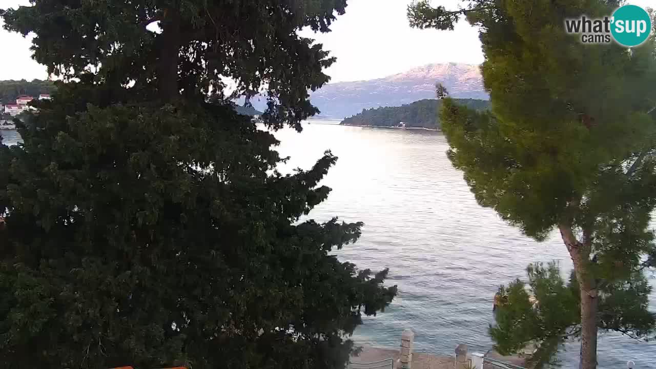 Lumbarda resort – livecam Korčula
