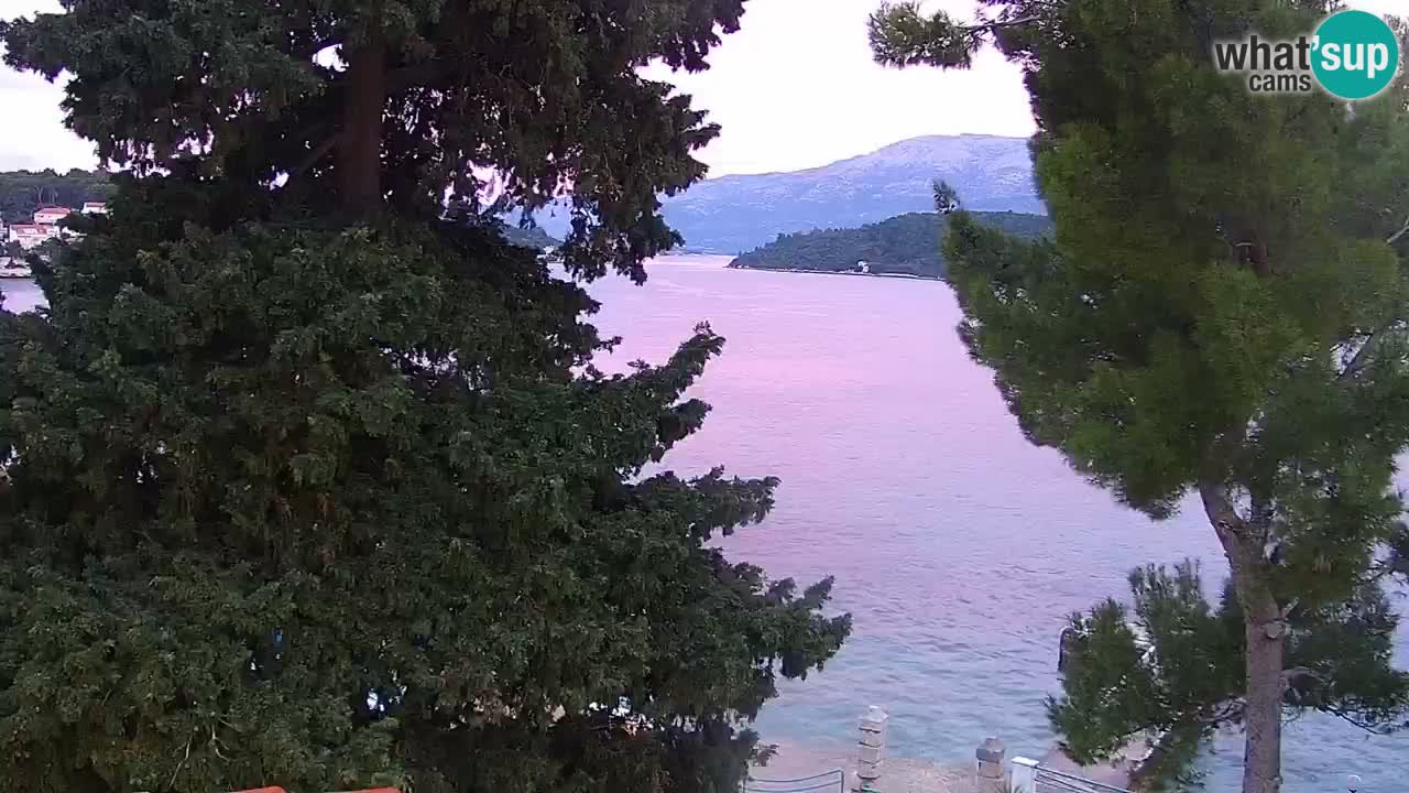 Lumbarda resort – livecam Korčula