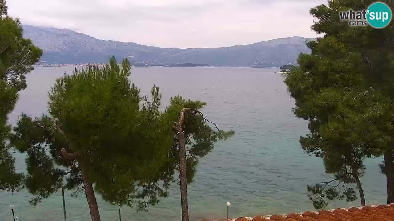 Lumbarda resort Web Kamera Korčula