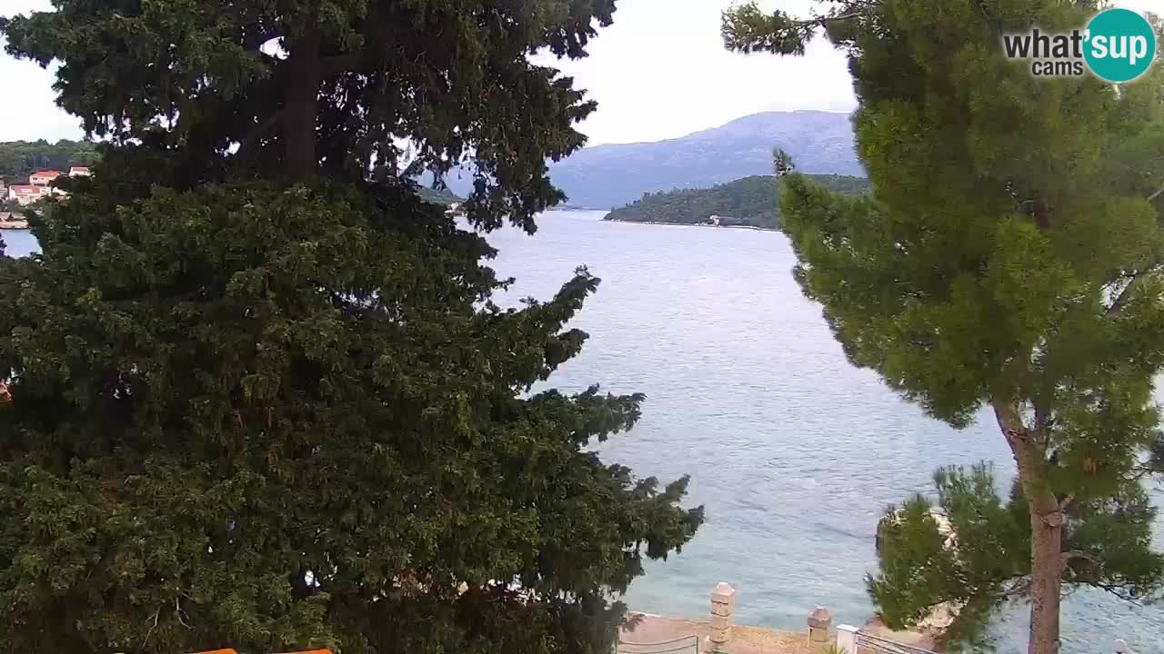 Lumbarda Resort live cam Curzola
