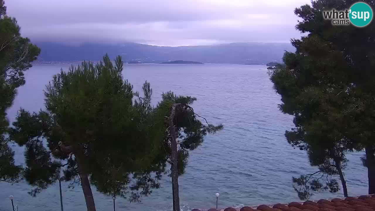 Lumbarda resort Spletna kamera Korčula