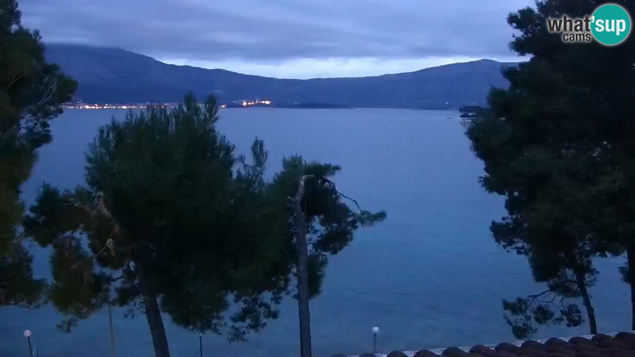 Lumbarda resort Web Kamera Korčula
