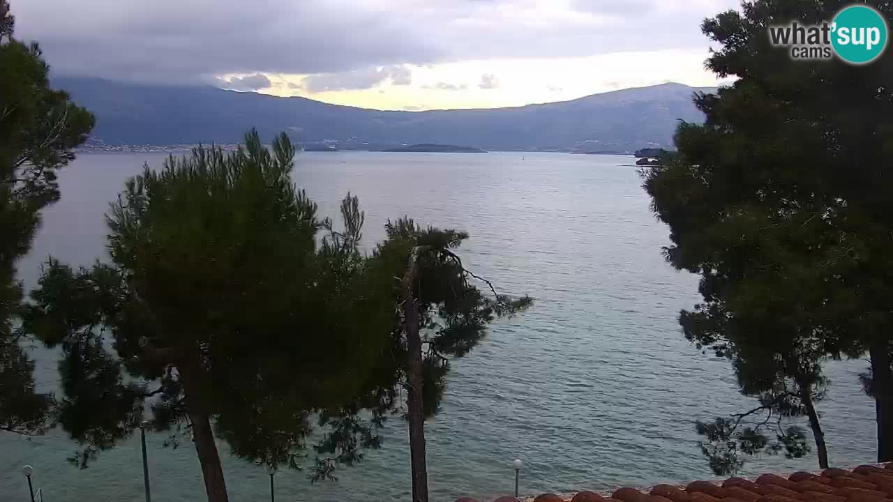 Lumbarda resort Spletna kamera Korčula