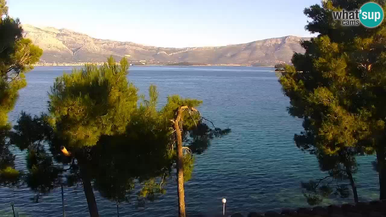 Lumbarda resort Webcam Korčula