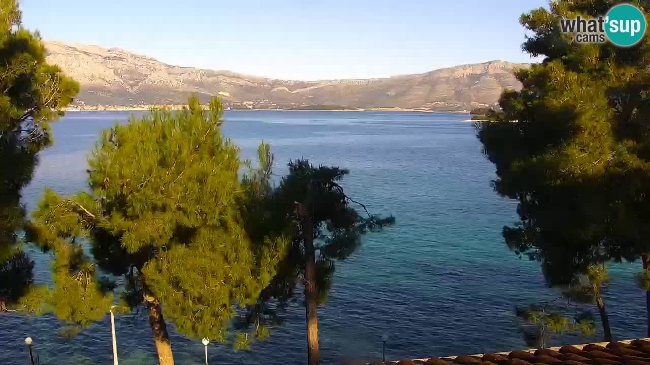 Lumbarda resort Webcam Korčula