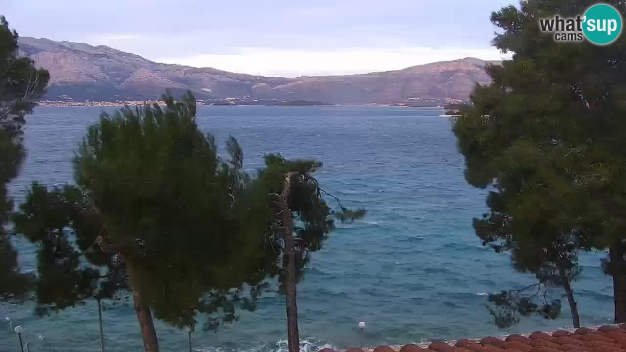 Lumbarda resort Webcam Korčula