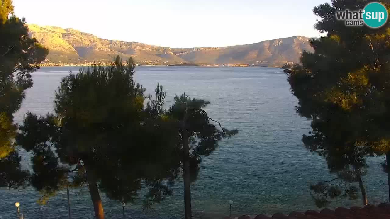 Lumbarda resort Webcam Korčula